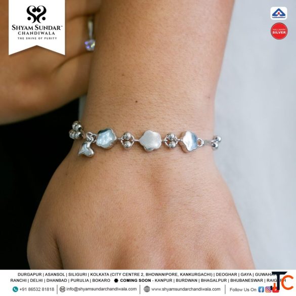 Silver Ladies Wristlet Silver Bangle Best Silver Showroom in Kanpur