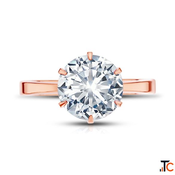 1 Carat Lab Grown Diamond Solitaire Rings