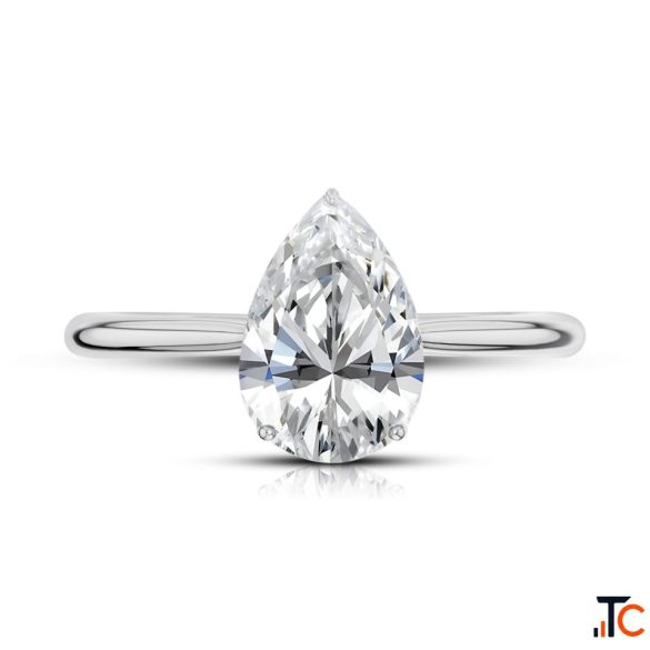 1 Carat Lab Grown Diamond Engagement Ring