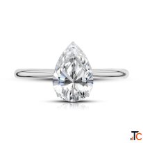 1 Carat Lab Grown Diamond Engagement Ring