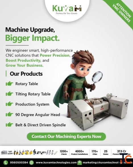 Upgrade Your Existing VMC With The Rotary Table