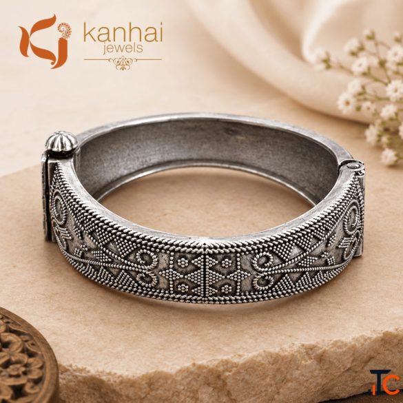 Oxidised Jewellery Kada - Stylish Traditional Designs by Kanhai Jewels