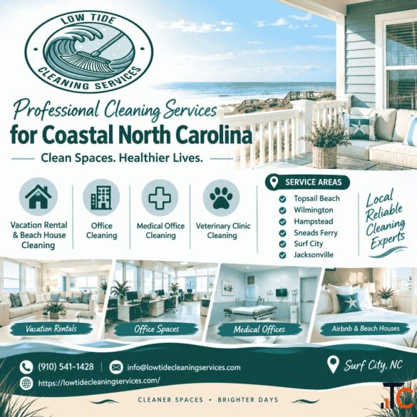 Commercial Cleaning Company Topsail Beach Low Tide Cleaning Services