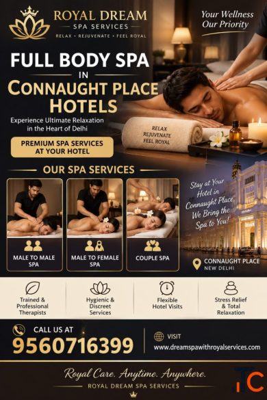 Connaught Place Hotel Spa - Royal Dream Spa Services
