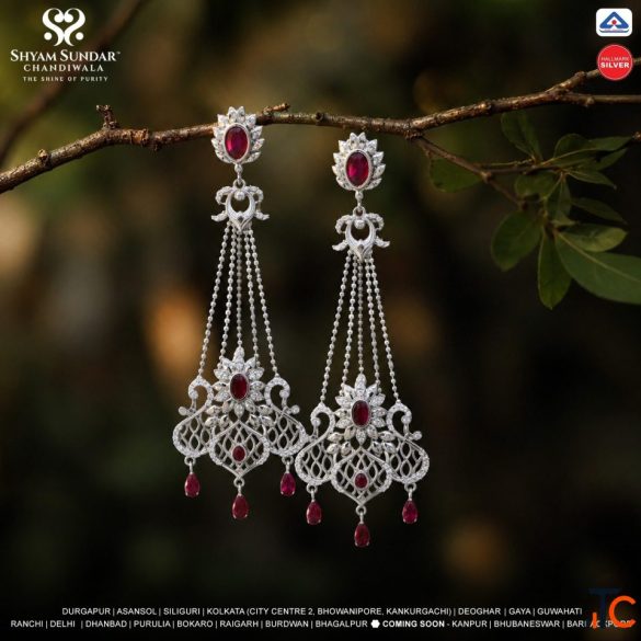 Silver Eaarings Best Silver Shop in Deoghar Jharkhand