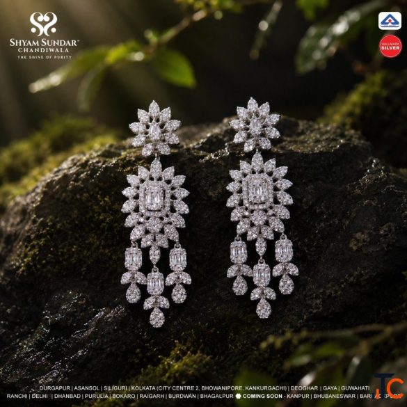 Silver Eaarings Best Silver Showroom in Bhubaneswar