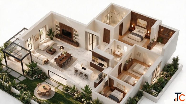 Sell Expert 3d floor plan Services by Blue Ribbon 3D