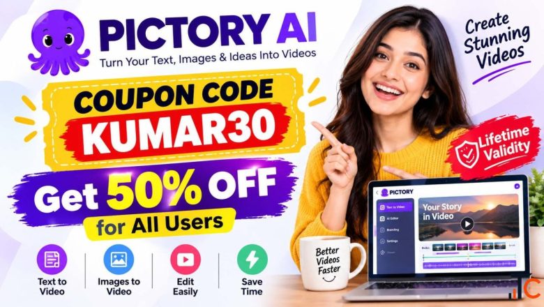 Pictory AI Promo Code KUMAR30 - Exclusive 50 OFF