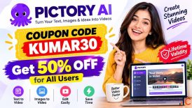 Pictory AI Promo Code KUMAR30 - Exclusive 50 OFF