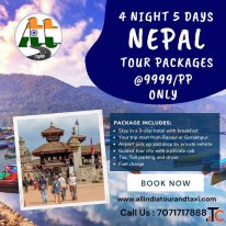 Nepal Tour Package from Gorakhpur Nepal Tour Package