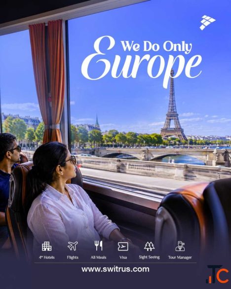 Europe tour packages from Trivandrum Switrus Holidays
