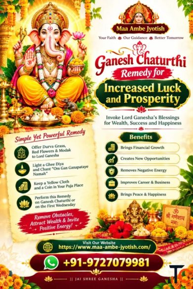 Ganesh Chaturthi Remedy for Increased Luck and Prosperity