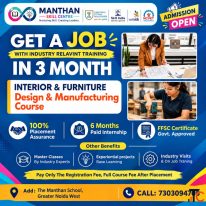 Interior and Furniture Design Manufacturing Course in Greater Noida Manthan Skill Centre