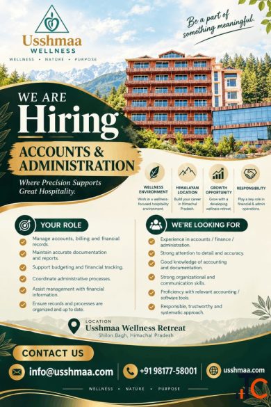 Hotel General Manager Job - Shimla Himachal Pradesh