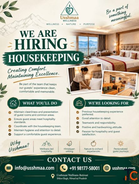 Hotel Housekeeping Manager Jobs in Shimla