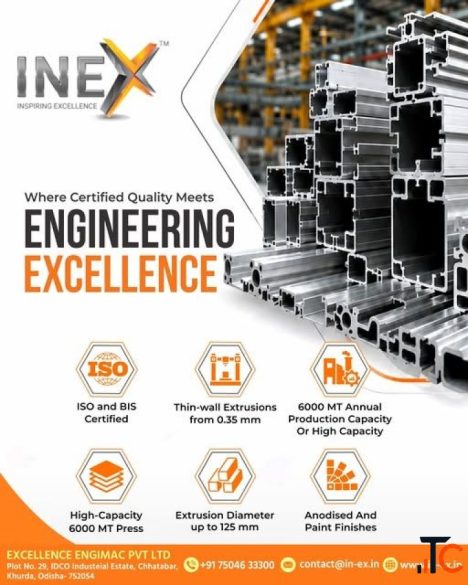 Top leading aluminium extrusion manufacturers in Odisha