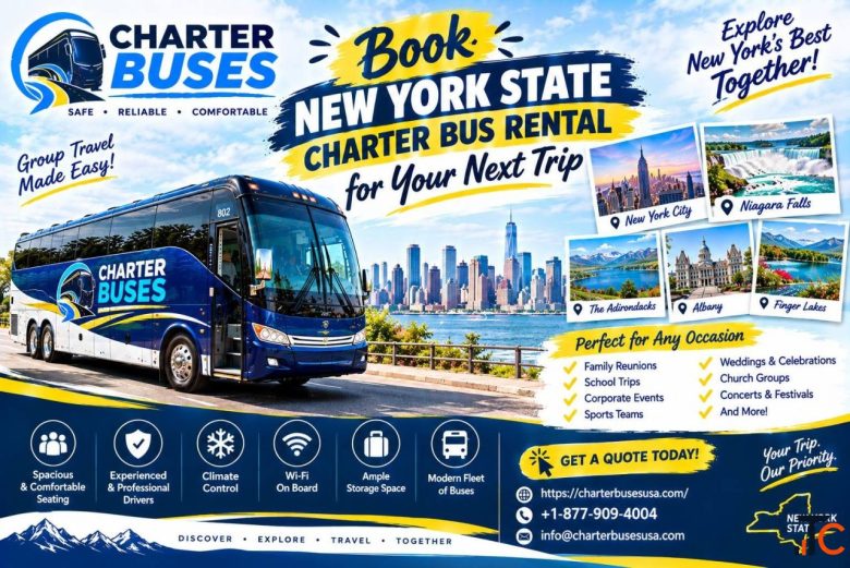 Book New york state charter bus rental for Your Next Trip