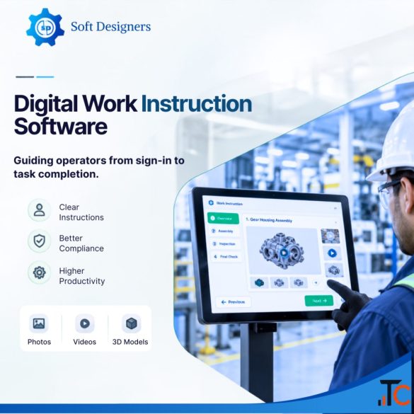 Visual work instructions software