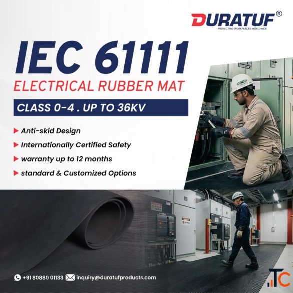IEC 61111 Electrical Rubber Mat Supplier in India