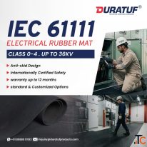 IEC 61111 Electrical Rubber Mat Supplier in India