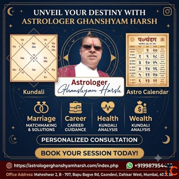 Unlocking Life's Answers A Journey with Astrologer Harsh Ghanshyam