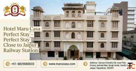 Hotel Maru Casa - Perfect Stay Close to Jaipur Railway Station