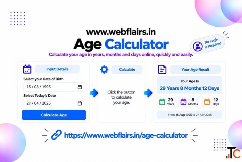 Age Calculator Free Online Tool