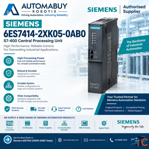Siemens 6ES7414-2XK05-0AB0 for Industrial Automation