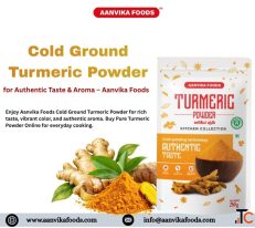 Cold Ground Turmeric Powder for Authentic Taste Aroma - Aanvika Foods