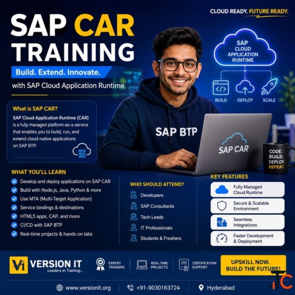SAP BTP CAR Training in Hyderabad at Version IT