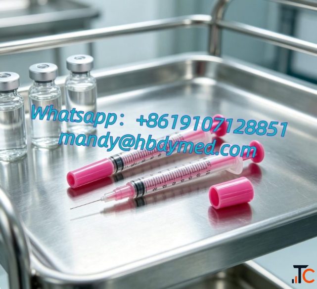 Disposable Sterile pink green Insulin Syringe 31g with UltraFine Needle Diabetes Care Injection 0.5m