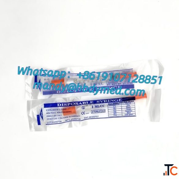Disposable Sterile pink green Insulin Syringe 31g with UltraFine Needle Diabetes Care Injection 0.5m