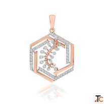 Latest Designer Diamond Pendant Sets BAJ