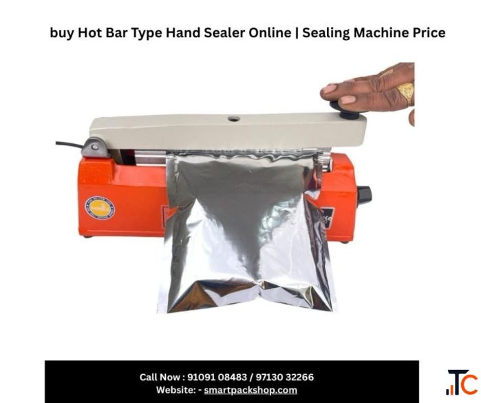 buy Hot Bar Type Hand Sealer Online Sealing Machine Price