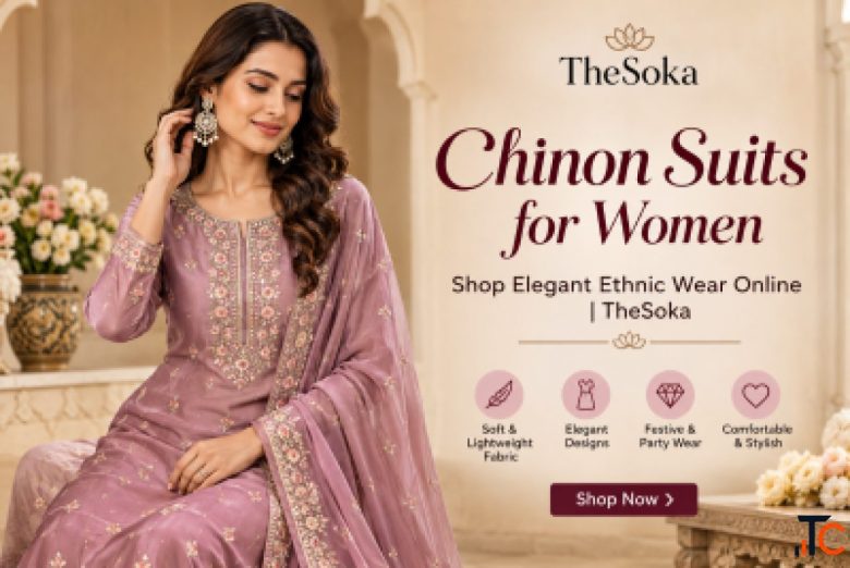 Chinon Suits for Women Shop Elegant Ethnic Wear Online TheSoka