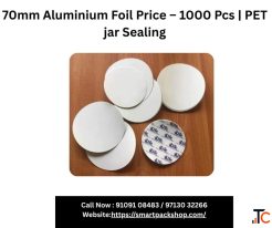 70mm Aluminium Foil Price - 1000 Pcs PET jar Sealing