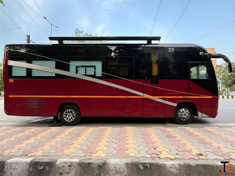 Vanity van for film shoot Delhi
