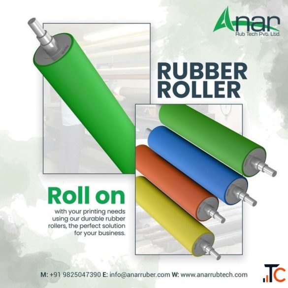 Quality-Focused Rubber Roller Manufacturer in India Anar Rub Tech