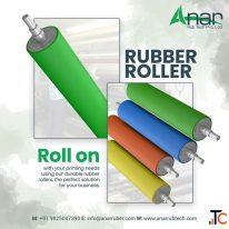 Quality-Focused Rubber Roller Manufacturer in India Anar Rub Tech