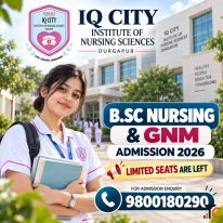 B.Sc Nursing GNM Admission 2026 - IQ City Durgapur 9800180290