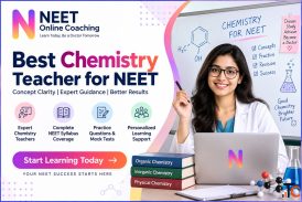Best Chemistry Teacher for NEET - Expert Online Guidance