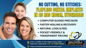 Minimally Invasive Flapless Dental Implants in AS Rao Nagar No Cutting No Stitches
