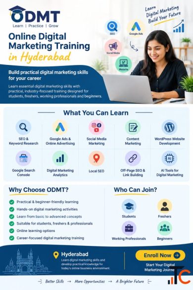 Digital Marketing Training Course in Hyderabad - ODMT