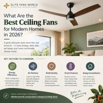 Best Ceiling Fans for Modern Homes and Commercial Spaces
