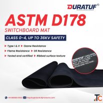 Duratuf ASTM D178 Electrical Insulating Mats Class 0 to Class 4