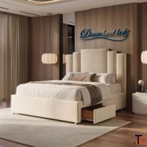 Florence Art Deco Divan Bed With Drawers