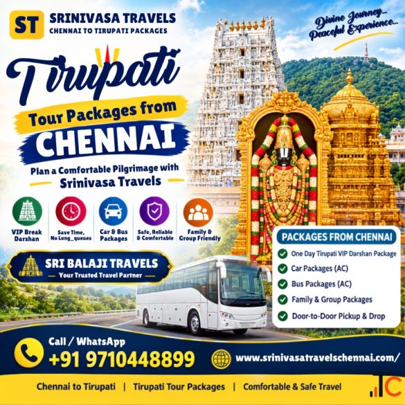 Tirupati Tour Package from Chennai - Comfortable Temple Trip