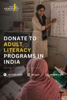 Donate to Adult Literacy Programs in India - India Humanity Foundation NGO