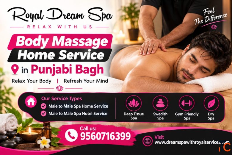 Get Body Massage Home Service in Punjabi Bagh