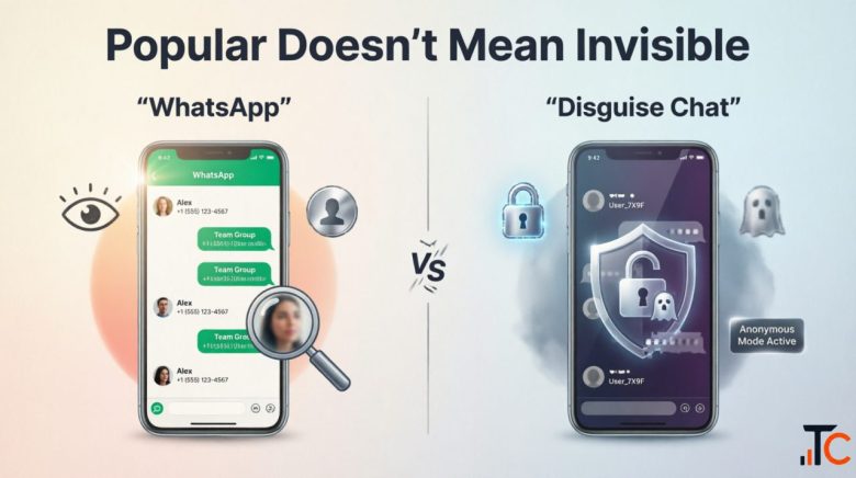 WhatsApp vs. Disguise Chat Popular Messaging vs. Discreet Privacy